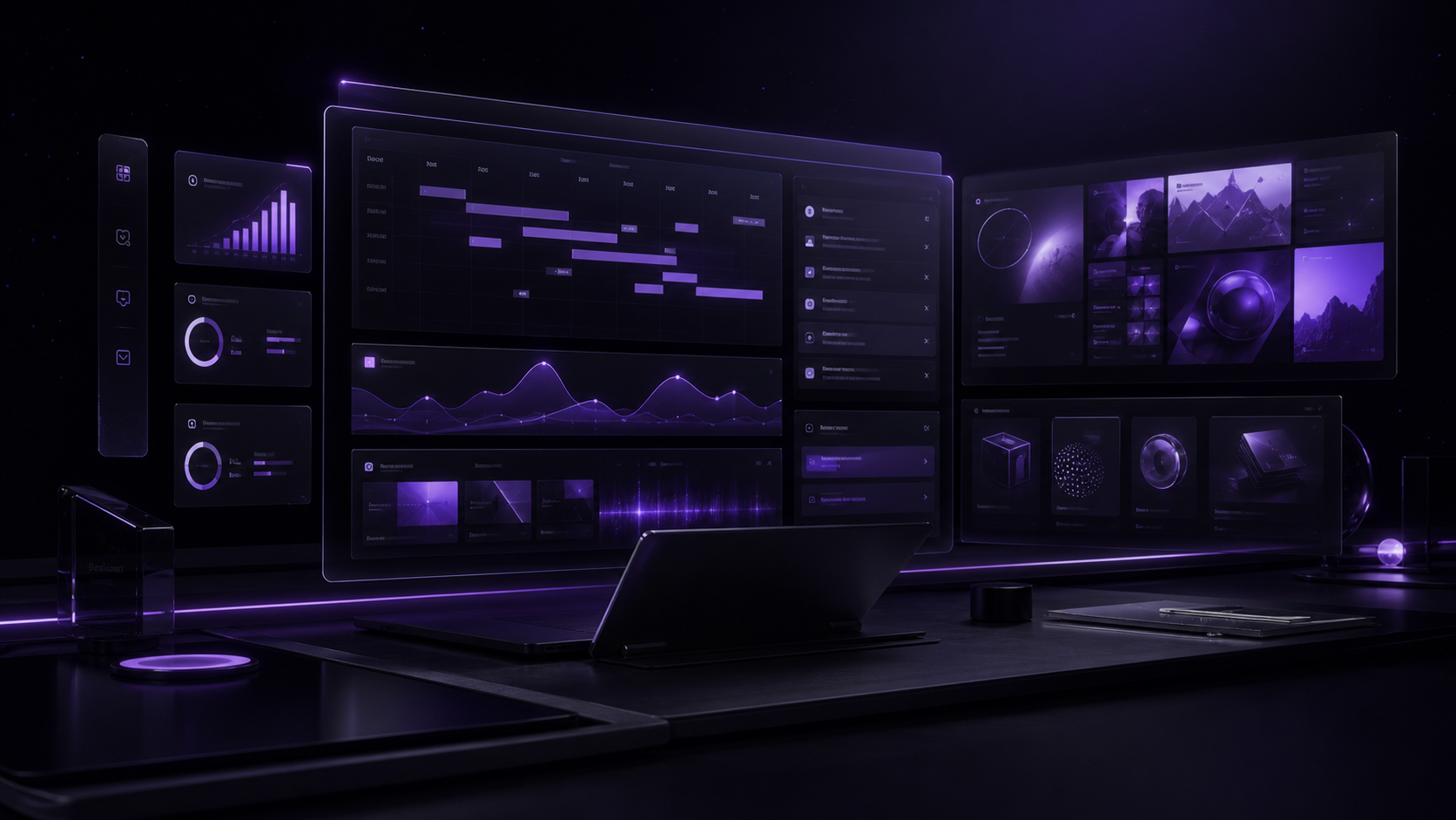 Elara creator operating layer dashboard concept