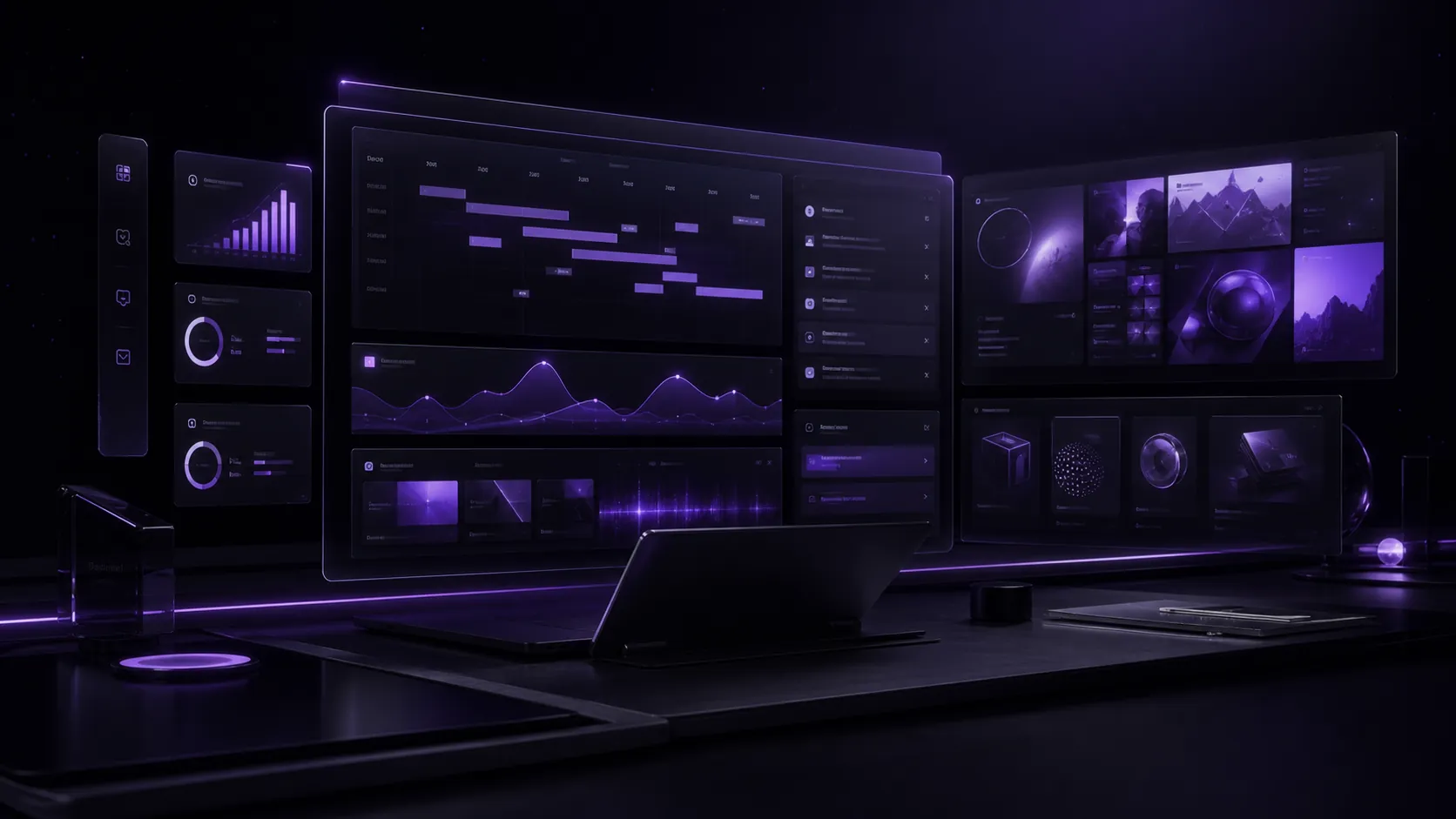 Elara creator operating layer dashboard concept