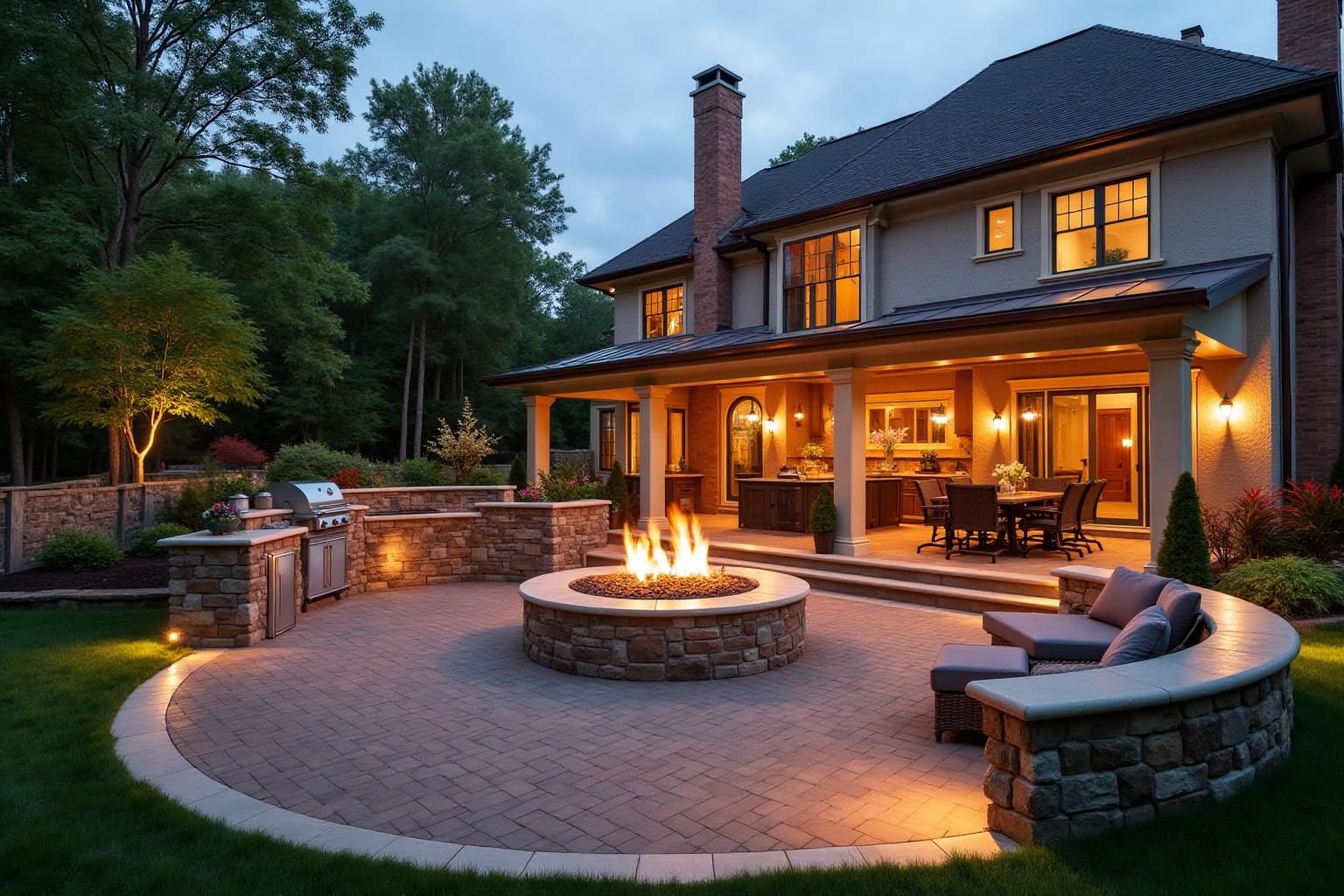 AI-assisted hardscape concept generated from the property photo