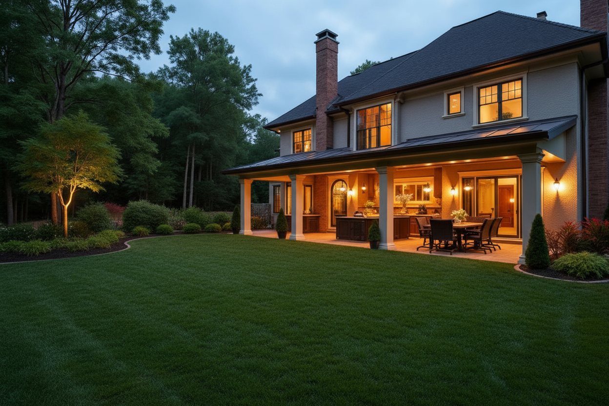 Original outdoor property photo before visualization