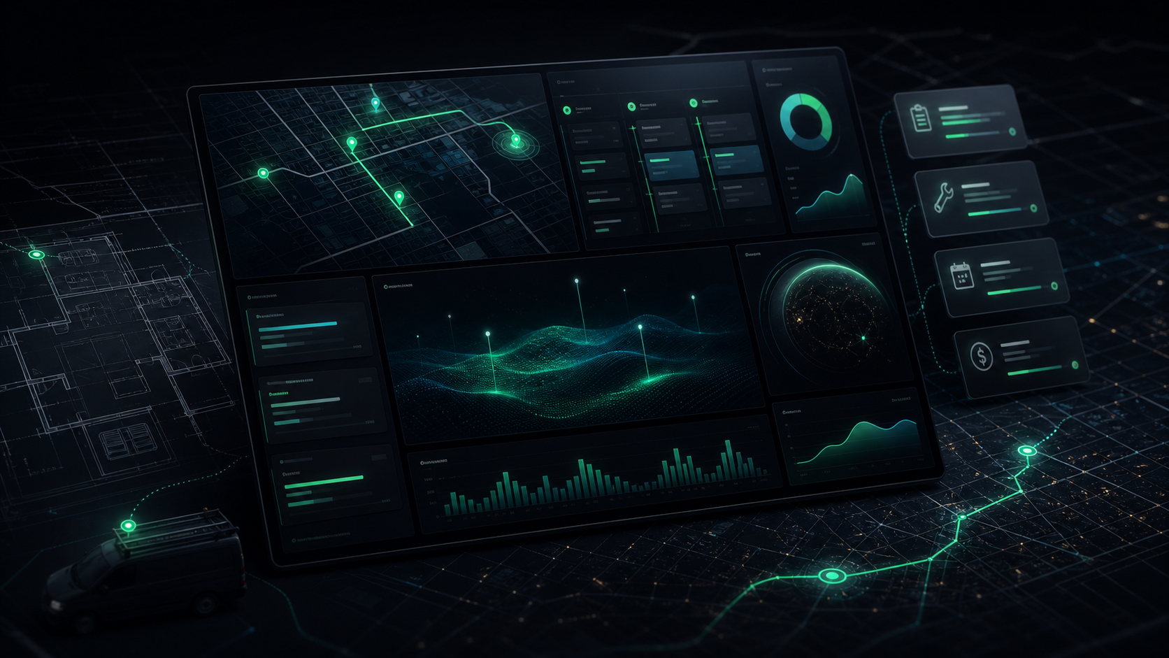 TradeOS trades and home-service operating system proof
